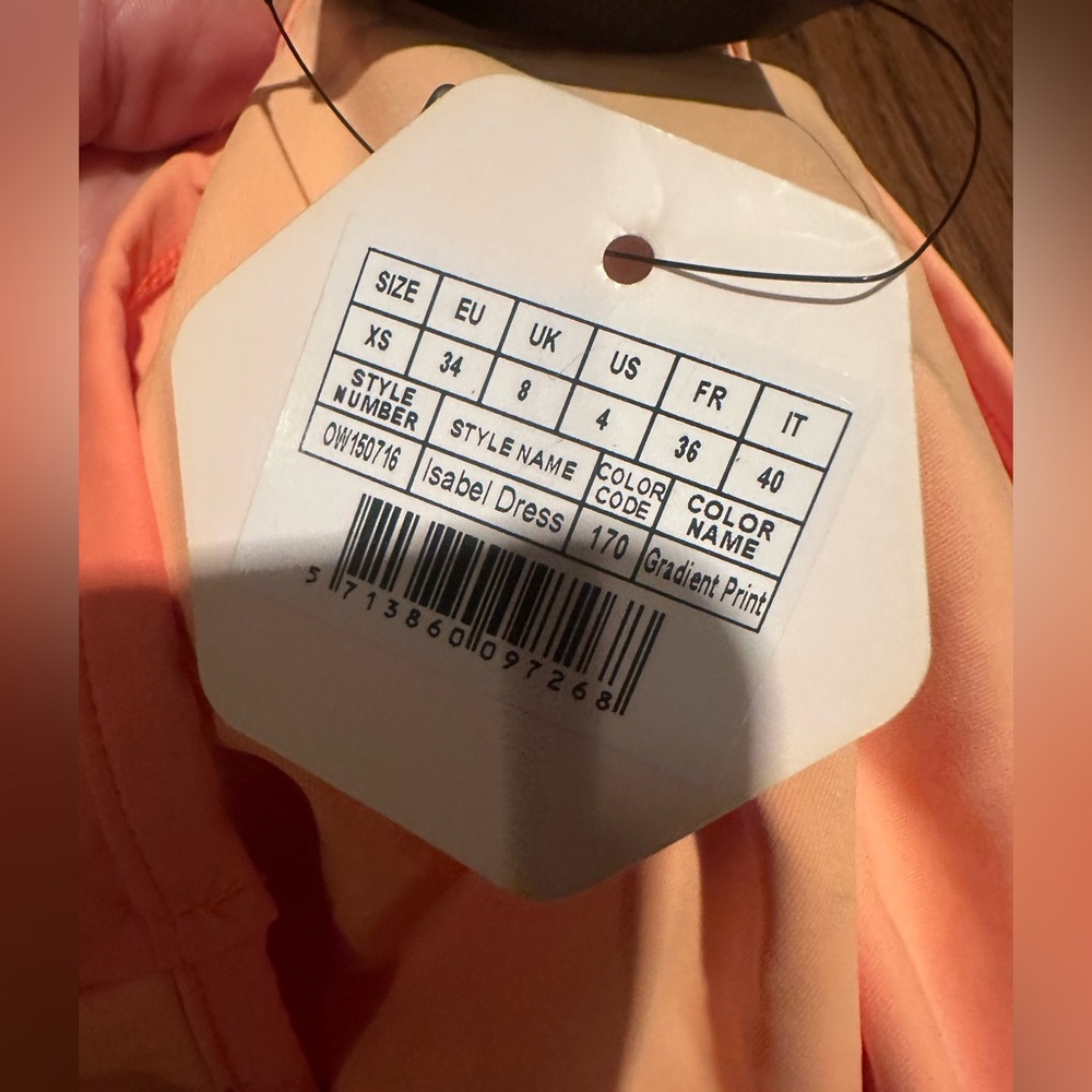 NWT OW label from Revolve Isabell sunset cut out bodycon dress size XS - Picture 7 of 10